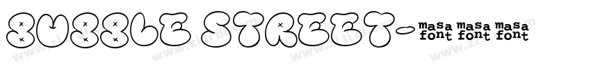 bubble street字体转换